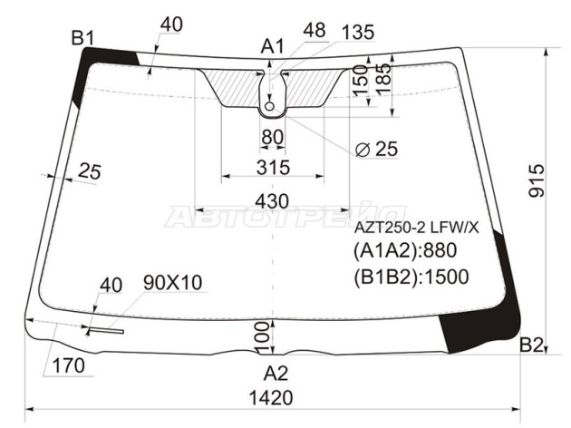 Лобовое стекло Toyota Avensis 2 в Уфе, лобовое стекло Toyota Avensis 2 Уфа